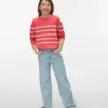 Vmtessa jeans med høj talje og brede ben