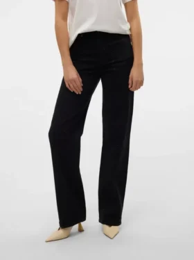Vmtessa jeans med høj talje og brede ben