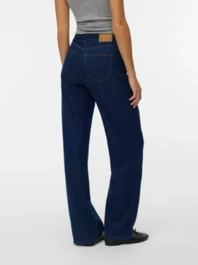 Vmtessa jeans med høj talje og brede ben
