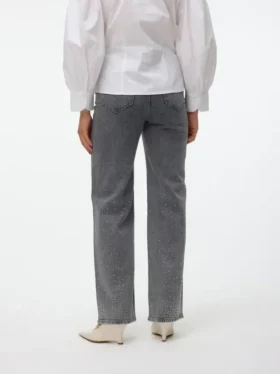 Vmtessa jeans med høj talje og brede ben