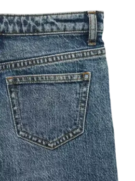 Vmtessa jeans med høj talje og brede ben