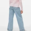 Vmtessa jeans med høj talje og brede ben