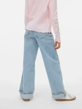 Vmtessa jeans med høj talje og brede ben