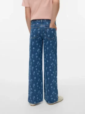Vmtessa jeans med høj talje og brede ben
