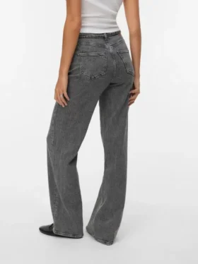 Vmtessa jeans med høj talje og brede ben
