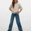 Vmtessa jeans med høj talje og brede ben