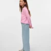 Vmtessa jeans med høj talje og brede ben