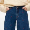 Vmtessa jeans med høj talje og brede ben
