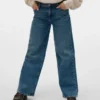 Vmtessa jeans med høj talje og brede ben