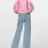 Vmtessa jeans med høj talje og brede ben
