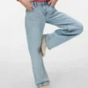 Vmtessa jeans med høj talje og brede ben