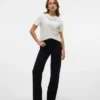 Vmtessa jeans med høj talje og brede ben