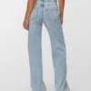 Vmtessa jeans med strass, høj talje og bred benvidde