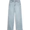 Vmtessa jeans med strass, høj talje og bred benvidde
