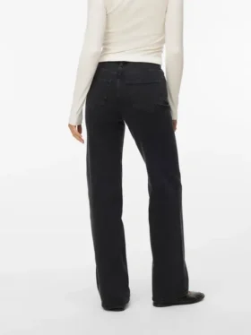Vmtessa-Stretch jeans med høj talje og brede ben