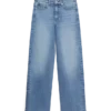 Vmtessa-Stretch jeans med høj talje og brede ben