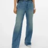 Vmtokey jeans med lav talje og lige pasform