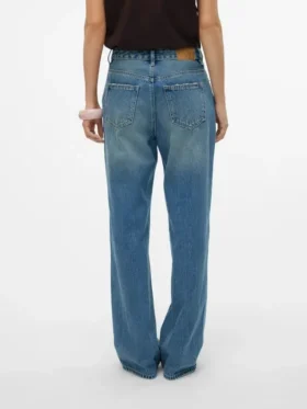 Vmtokey jeans med lav talje og lige pasform