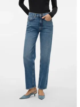 Vmvalerie jeans med mellemhøj talje og afslappet pasform