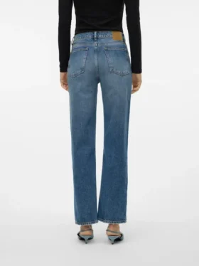 Vmvalerie jeans med mellemhøj talje og afslappet pasform