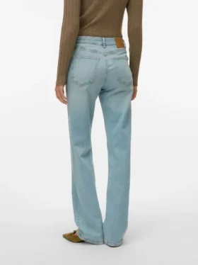 Vmvalerie jeans med mellemhøj talje og lige pasform