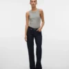 Vmvanessa jeans med lav talje og bred benvidde