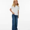 Vmvanessa jeans med lav talje og brede ben