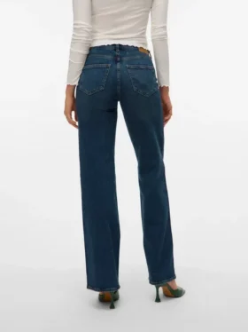 Vmvanessa jeans med lav talje og brede ben