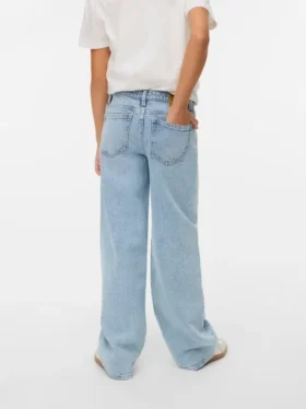Vmvanessa jeans med lav talje og brede ben