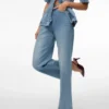 Vmvega-jeans med høj talje og bred benvidde