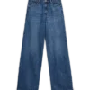 Vmvega-jeans med høj talje og vid benvidde