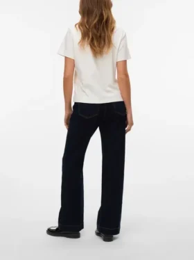 Vmvivianne jeans med høj talje og udvidet ben