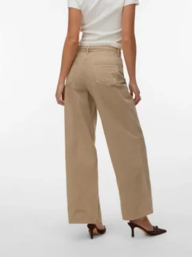 Vmwien jeans med mellemhøj talje og bred benvidde