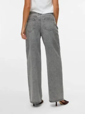 Vmwien jeans med mellemhøj talje og bred benvidde