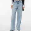 Vmwien jeans med mellemhøj talje og bred benvidde