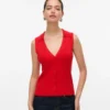 Vmwillow strikbluse
