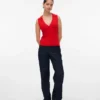Vmwillow strikbluse