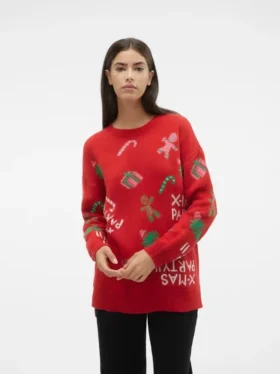 Vmxmasparty strikket pullover