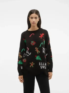 Vmxmasparty strikket pullover