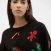 Vmxmasparty strikket pullover