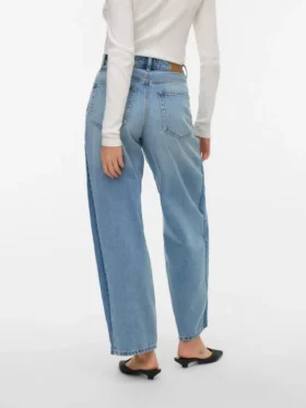 Vmzelda High Rise Barrel Fit-Jeans